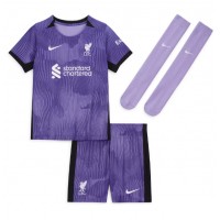 Otroški Nogometni dresi Liverpool Ibrahima Konate #5 Tretji 2023-24 Kratek Rokav (+ Kratke hlače)
